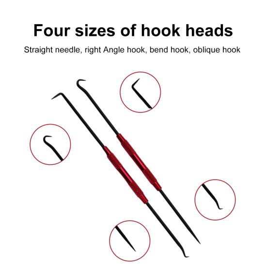 Съемник для отмычек Hook Pick Set с нескользящей ручкой, высокая прочность, съемная конструкция