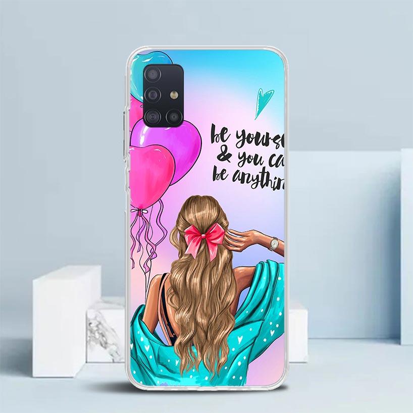 Женская Модная Девочка Супер Мама Ребенок Мягкий Чехол для Samsung Galaxy A12 A22 A32 A52 A72 A02S Чехол для Телефона Note 20 Ultra 10 S10 Plus A5