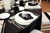 Black Tablecloth Round 320Cm Wedding Banquet