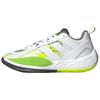 adidas XENOBURST Нескользящие износостойкие низкие мужские баскетбольные кроссовки Бело-зеленые KK3527