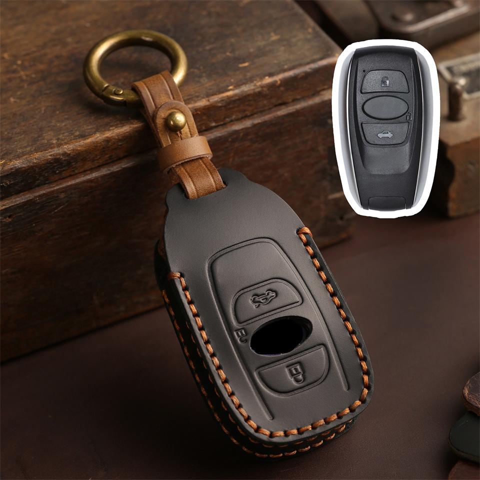 Чехол для автомобильного ключа для Subaru BRZ Forester Legacy Outback WRX WRX STI Impreza XV Crosstrek Smart Keyless Remote Cover Keys Bag