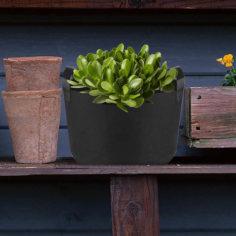 7 шт. мешков для растений для посадки галлонов утолщенные тканевые горшки с ручками садовые мешки для выращивания фруктов овощей и цветов