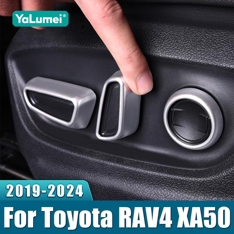 Для Toyota RAV4 XA50 2024 2025 RAV 4 Гибрид ABS Панель с кнопкой регулировки сиденья автомобиля Декоративная накладка
