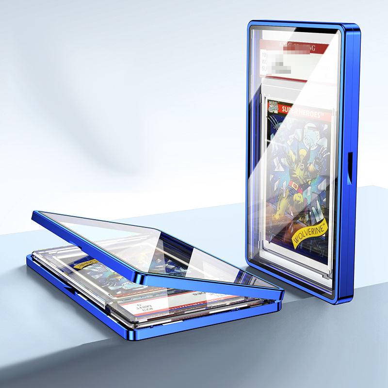 Scratch Resistant Graded Metal Magnetic Sports Baseball Trading Card for PSA Slab Cards Display Storage Protector Case Holder