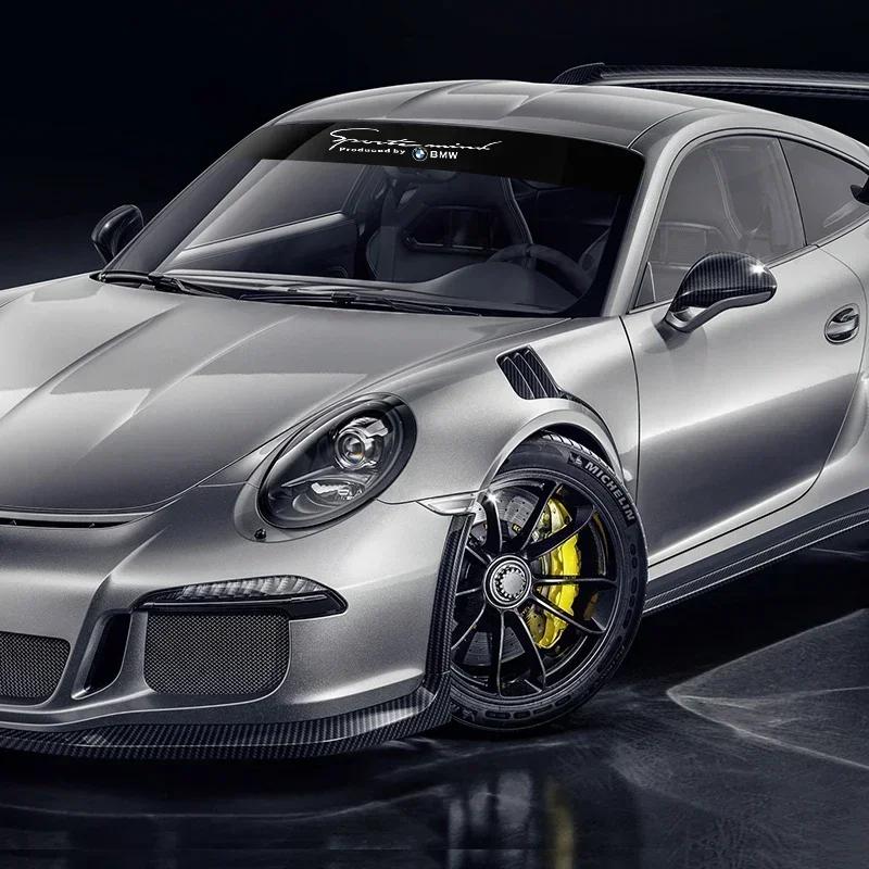 2025 Hot For BMW Car Front Windshield Stickers Vinyl Film Decals Accessories For BMW M Performance E36 E60 E90 X2 X1 X3 X5 E46 E