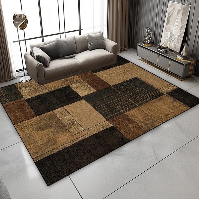Nordic Abstract Art Luxury Carpets Living Room Geometric Home Decoration Washable Soft Rugs Sofa Area Bedroom Non Slip Floor Mat