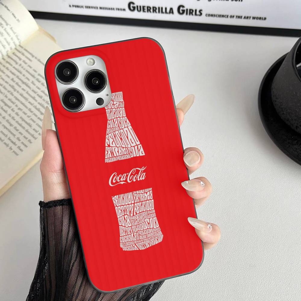Coca-cola Vintage For IPhone 17 16 15 14 13 12 11 Pro Max Plus Pro Clear Phone Cover Non-Slip Shell