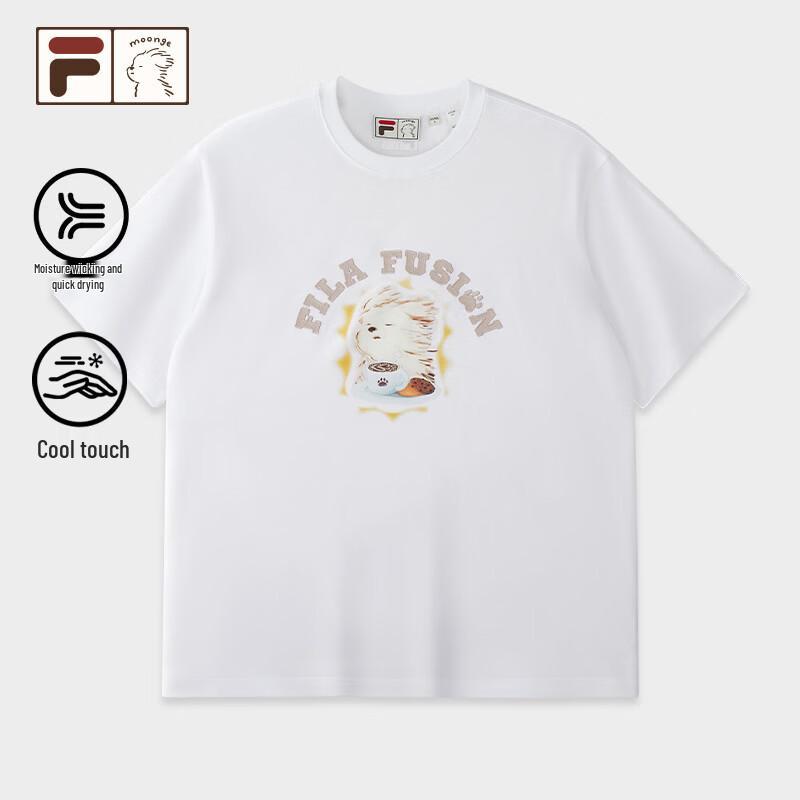 Fila Унисекс свободная футболка FUSION Doodle Dog с совместным брендингом