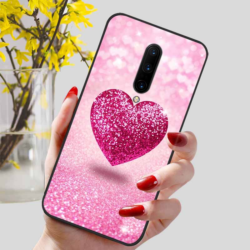 Phone Cover For Oneplus 7 Pro Case Lovely Printed TPU Silicon Soft Capa On for One Plus 7 7T Pro Oneplus7 7Pro Protection Covers