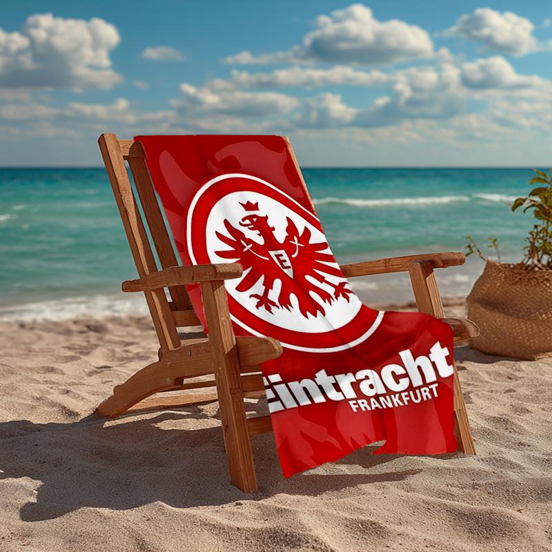 Eintracht Fashion Beach Towel: Ideal for Summer Adventures, Soft, absorbent and quick drying, suitable for swimming and bathing