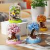 Four Seasons Cherry Blossom Treehouse Building Blocks Compatible with LEGO - Valentine's Day Creative Gift.