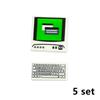 MOC Creative Furniture TV Sofa Brick City Accessories Xmas Tree Book Desk Dining Table Bathroom Door Building Block House Scene