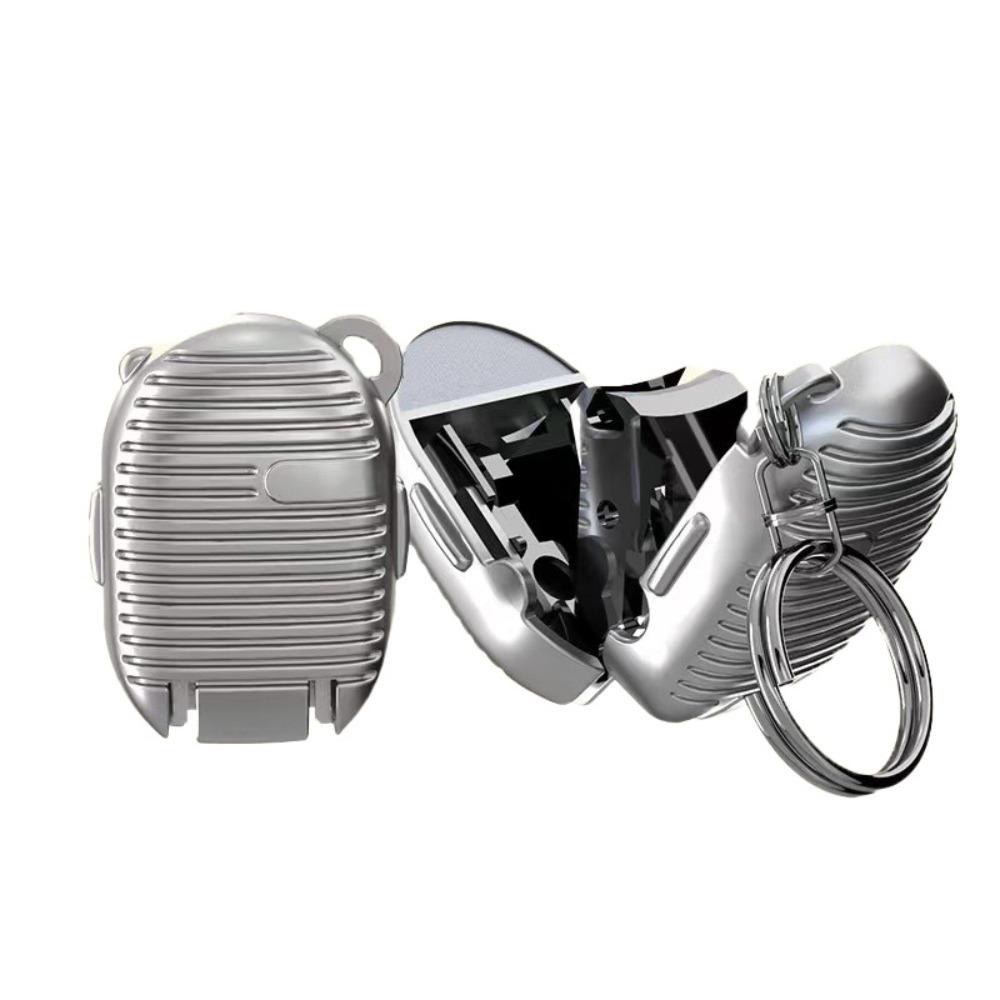 Mini Nail Clipper Keychain Suitcase Shape Fingernail Clipper Portable Car Keyring Trim Nails