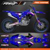 Powerzone For Yamaha YZF450 2023 2024 2025 YZF250 24-26 Custom Team Motocross Fairing Graphics Decals Sticker Kits 08