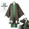 Anime BLEACH Urahara Kisuke Cosplay Halloween Carnival Party Men Women Black Kimono Pants Clothes