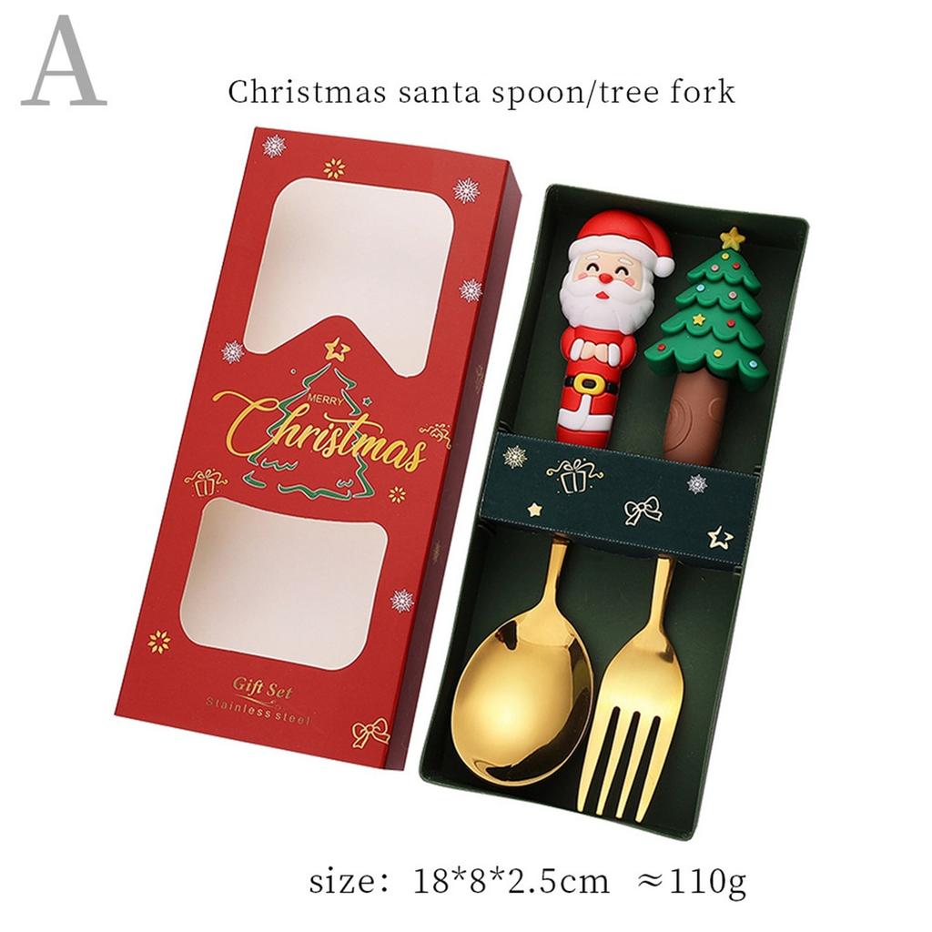 Рождественский набор ложки и вилки