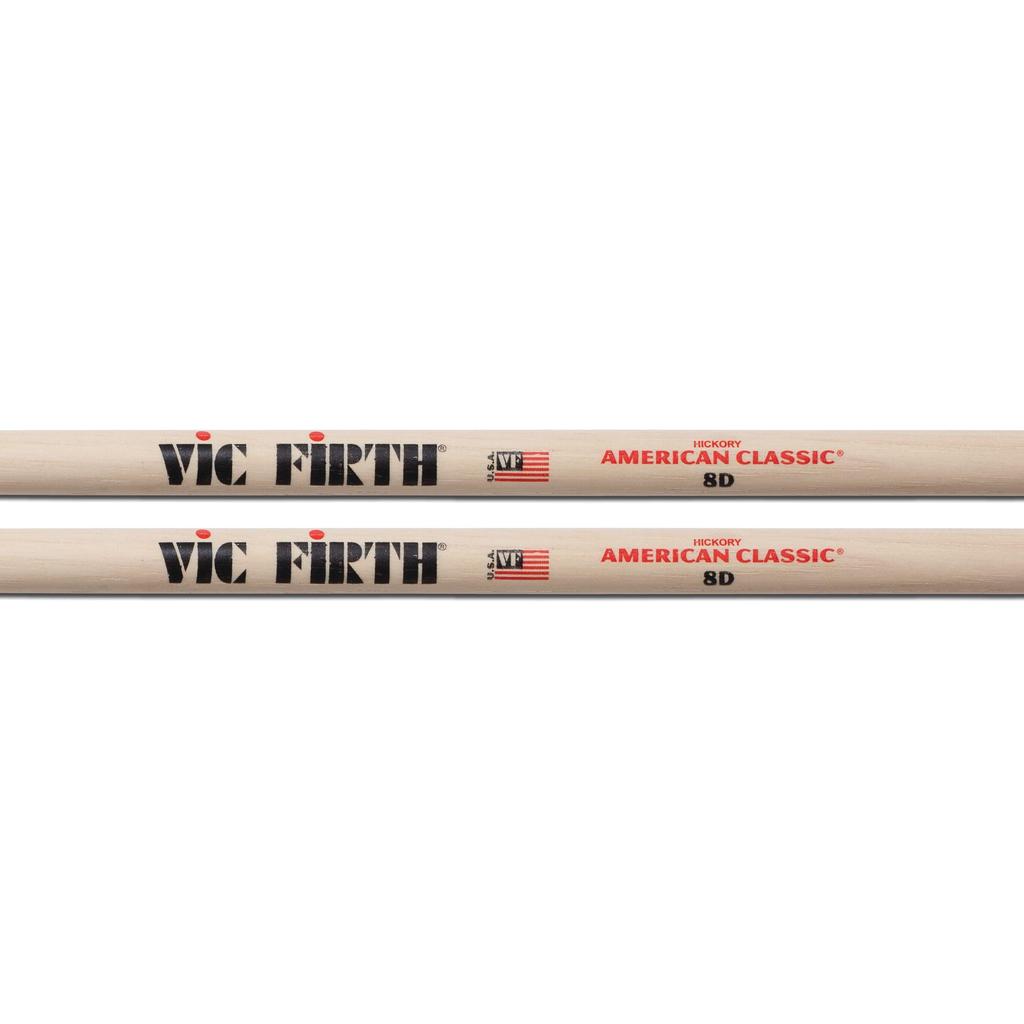 ViC FIRTH AMERICAN CLASSIC Барабанные палочки FIRTH 1 пара VIC-8D (Гикори) (VIC VIC8D)