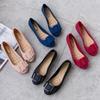 Fashionable Roman Ladies Flat Shoes Summer Versatile Head Mom Flat Shoes Breathable Lightweight Low Heels Quick Dissolving