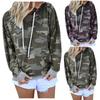 Womens Long Sleeve Camouflage Sweatshirt Pullover Tops Blouse