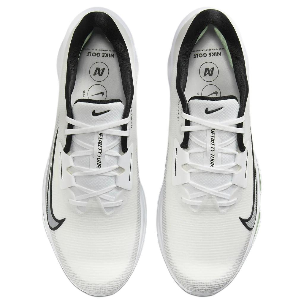Nike Air Zoom Infinity Tour 2 Golf Wide White Vapor Green Unisex Sneakers Pure-Platinum Black FD0218-100