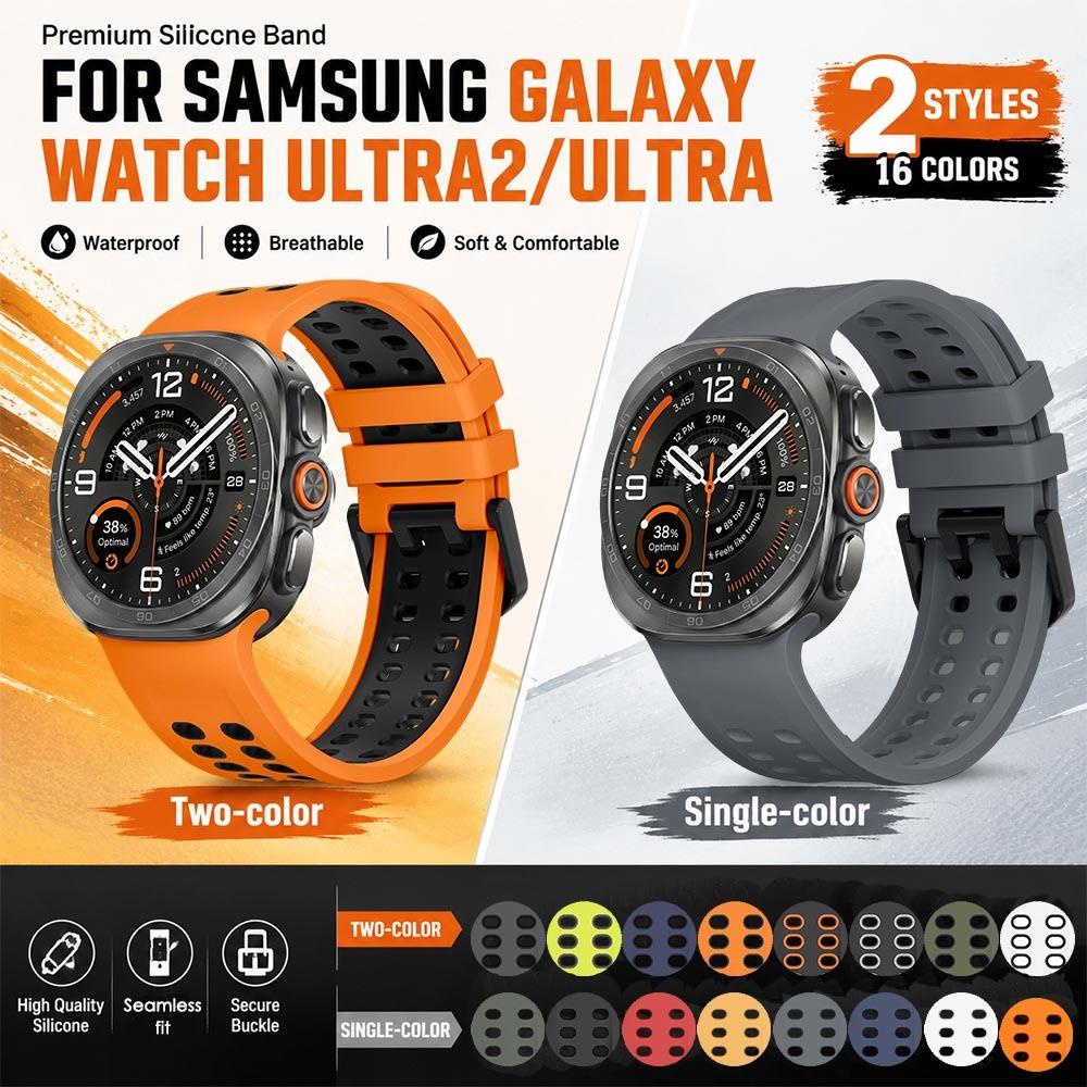 Оригинальный силиконовый ремешок для Samsung Galaxy Watch Ultra 2/1 Сменный ремешок Браслет для Samsung Galaxy Watch Ultra 2 Ремешок
