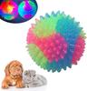 Dog Chew Toys Flash Balls Retrieve Training Toy For Dogs Bite-Resistant Elastic Spiky Luminous Interactive Ball Dogs Toy