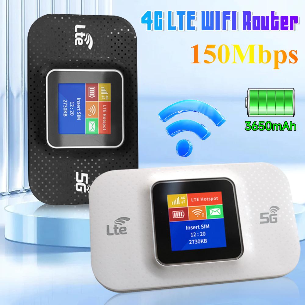 4G Lte WIFI Router Wireless Portable Router 150Mbps Unlock Modem Mobile WiFi Router Sim Card Slot Pocket WIFI Router for Home