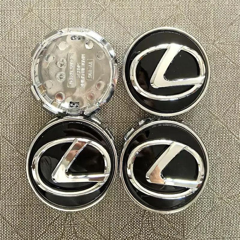 MVTT4 4Pcs 62MM Car Hub Caps For Lexus CT ES GS NX IS250 CT200h IS300h Accessories Auto Wheel Center Cap Hubcap Rim Covers Styling