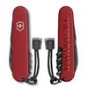 Victorinox ИНОКС. Автоматические наручные часы Ограниченная серия Красный и черный циферблат с черным резиновым ремешком Корпус из углеродного композита Набор мультитулов Ремешок