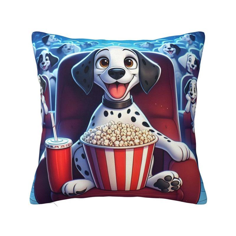 Custom Cartoon Dalmatians Disney Cushion Cover 101 Anime Kawaii Dog Velvet Nordic Throw Pillow Case Home Decor