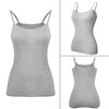 Summer Sleeveless Padded Shirt Women Camisoles Tops with Built In Bra Spaghetti Strap Basic Tank Top EMA