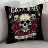 Rock Band Guns N Roses Cute Cartoon L Game Cushion Cover Pillowcase Upholstery Sofa Throw Pillow Home Decor Pillowcas