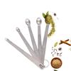 Measuring Spoons High Quality 10.5cm 5PCS Set Stainless Steel Measuring