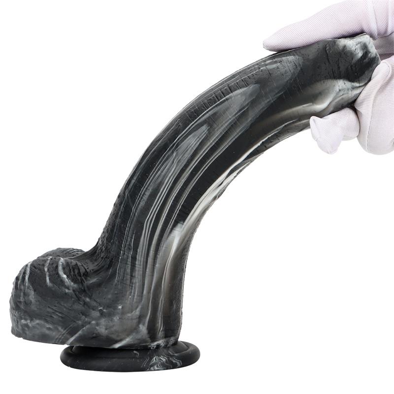 Женское устройство для мастурбации Жидкий силикон Имитация крайней плоти Пенис Дилдо Задний двор Анальная пробка для расширения Анальное устройство