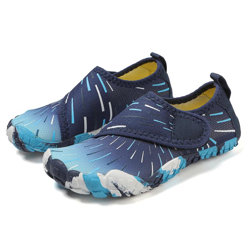 Детская водная обувь Детская аква-обувь Дренажные пляжные спортивные сандалии Быстросохнущие плавание босиком Кроссовки для катания на лодках, дайвинга и серфинга