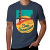 Retro San Francisco Sticker Tshirt Breathable Lightweight Summer Top