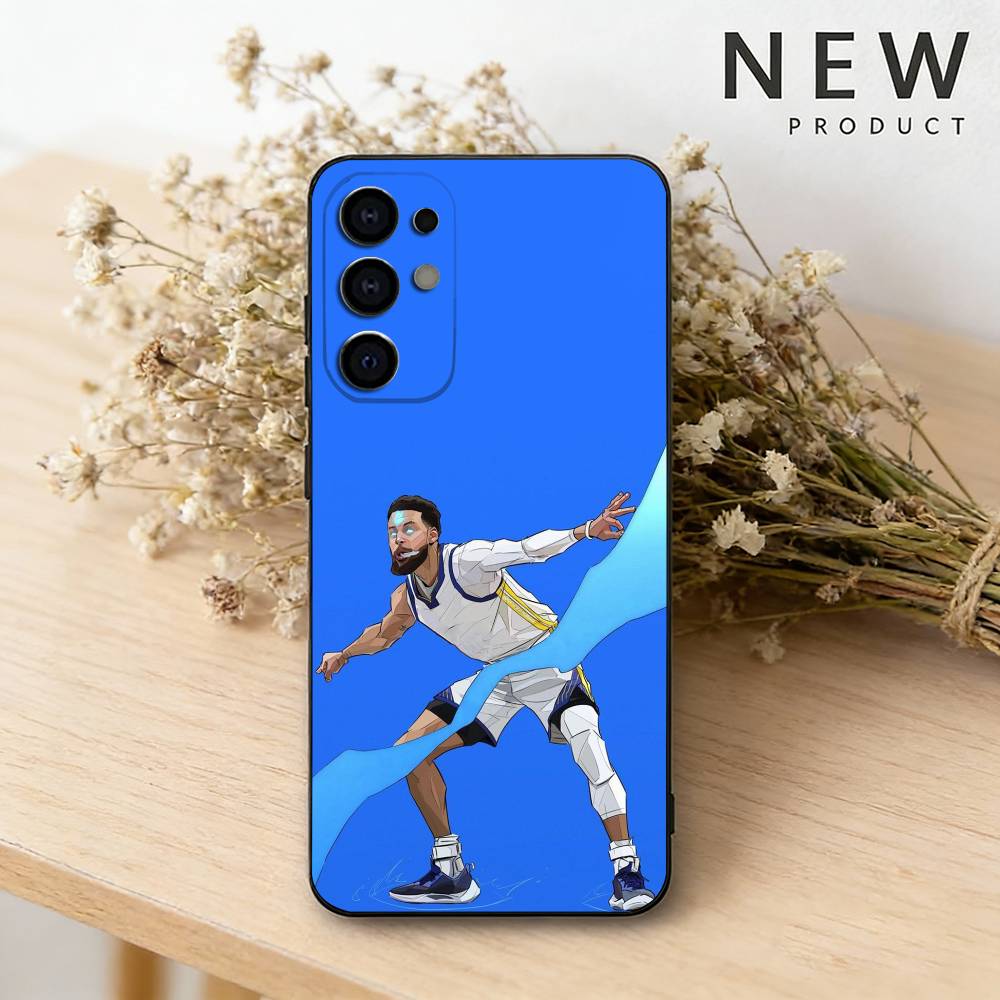Чехол для телефона с изображением баскетболиста С-Стивена Карри 30 для Samsung S26,25,24,21,22,23,30,20,Ultra,Plus,Fe,Lite Черный Мягкий Чехол