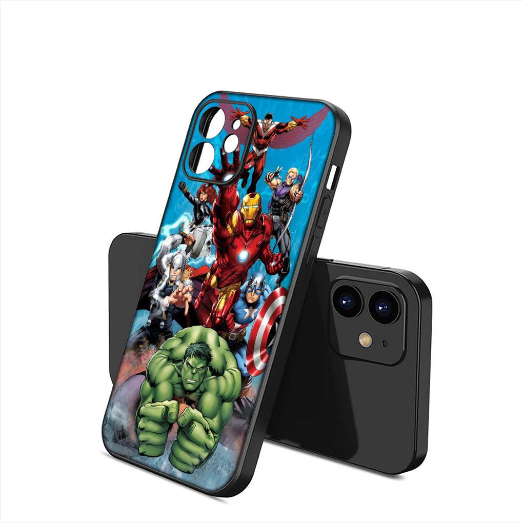Thor Odinson Hammer Marvels Hulk Phone Cover Casing for Apple iPhone 15 14 Plus 13 12 Mini Pro Max XR + 13Pro 14+ 15+ Soft Case