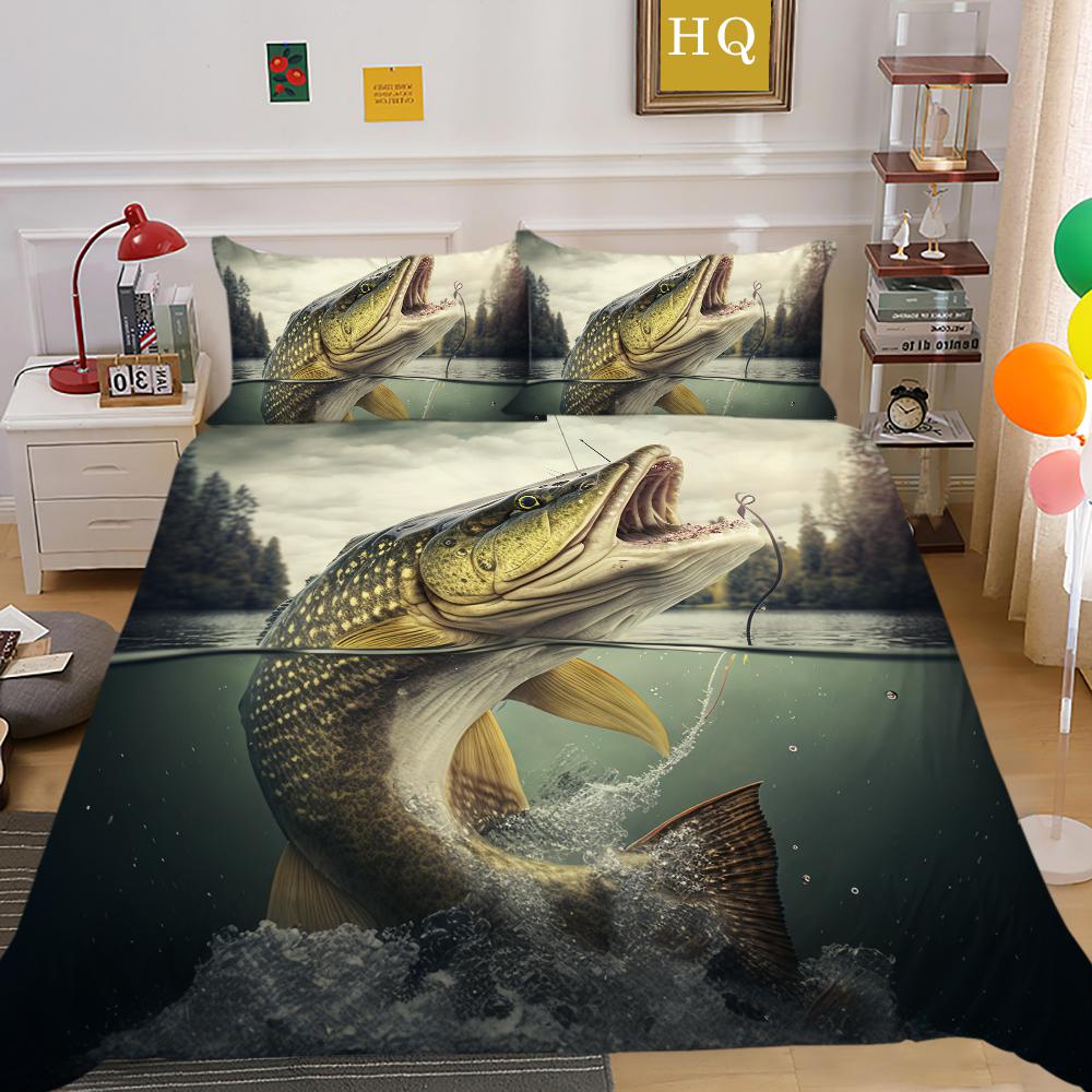 Kemila Water Spirit Fish пододеяльник комплект постельного белья 3D пододеяльник и наволочка прямая продажа двуспальное постельное белье