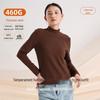 460G Women's Velvet Half-High Collar Warm Long-Sleeve T-Shirt - Winter & Autumn