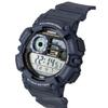 Casio Молодежные цифровые часы с полимерным ремешком, кварцевые, WS-1500H-2AV, 100 м, мужские