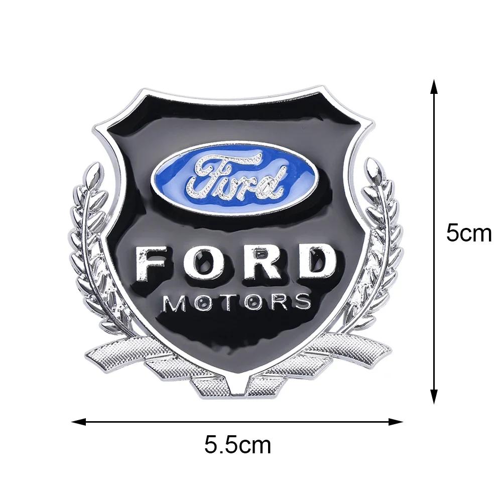 Автомобильная наклейка Ford 2 шт. Металлические наклейки с эмблемой орла для украшения автомобиля Автоаксессуары Для Ford 3 MK2 Fiesta MK7 Mondeo Mk4 Fusio