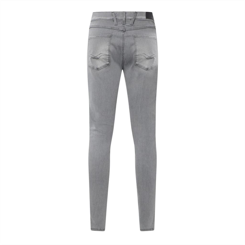Replay Mens Bronny Cotton Faded Slim Jeans