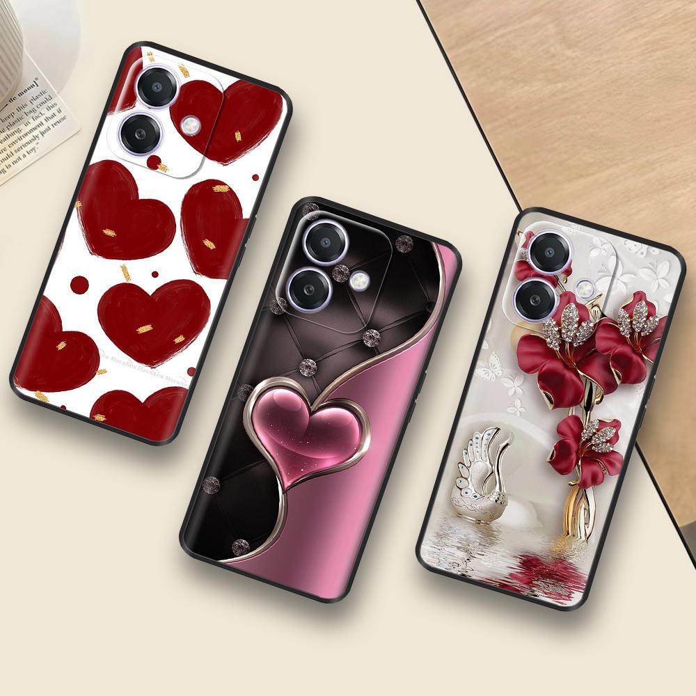 Для OPPO A3X A3 4G 5G Чехол Накладка на телефон Крутой Милый Мягкий Гладкий Жидкий Силикон Бампер для OPPO A3x A3 A40 4G A60 5G Корпус Fundas