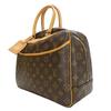 Used LOUIS VUITTON Handbag Deauville M47270 Bowling vanity Monogram/Nume leather Brown Classic
