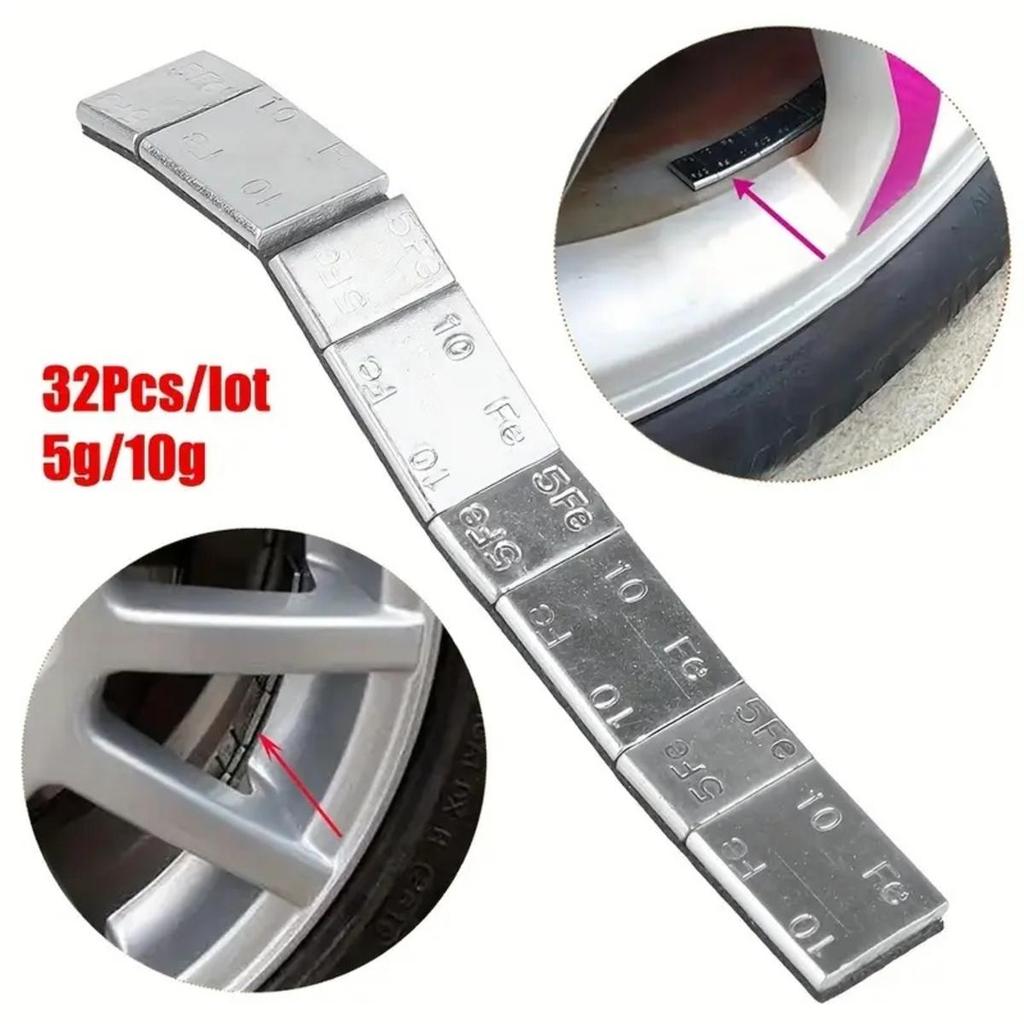 5g/10g Adhesive Wheel Balance Weight Counterweight Tyre Balance Block Weight Iron Balancer Accessories For Cars Motorcycle