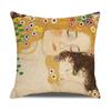 Linen Pillowcase Nordic Retro Van Gogh Oil Painting Watercolor Print Pillowcase New Home