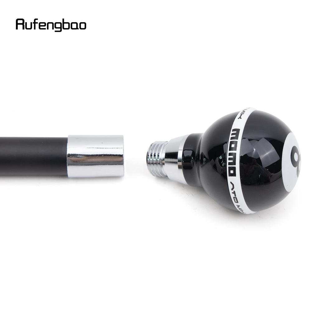 Трость для ходьбы в виде черного, белого и серебряного шара, модная декоративная трость для джентльмена, элегантная трость для косплея, посох 92 см