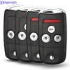 Jingyuqin Replacement 2/3/4 Button Flip Folding Car Key Shell Modified for Honda Civic Dio Fit Crv Hrv Accord Odyssey Jazz