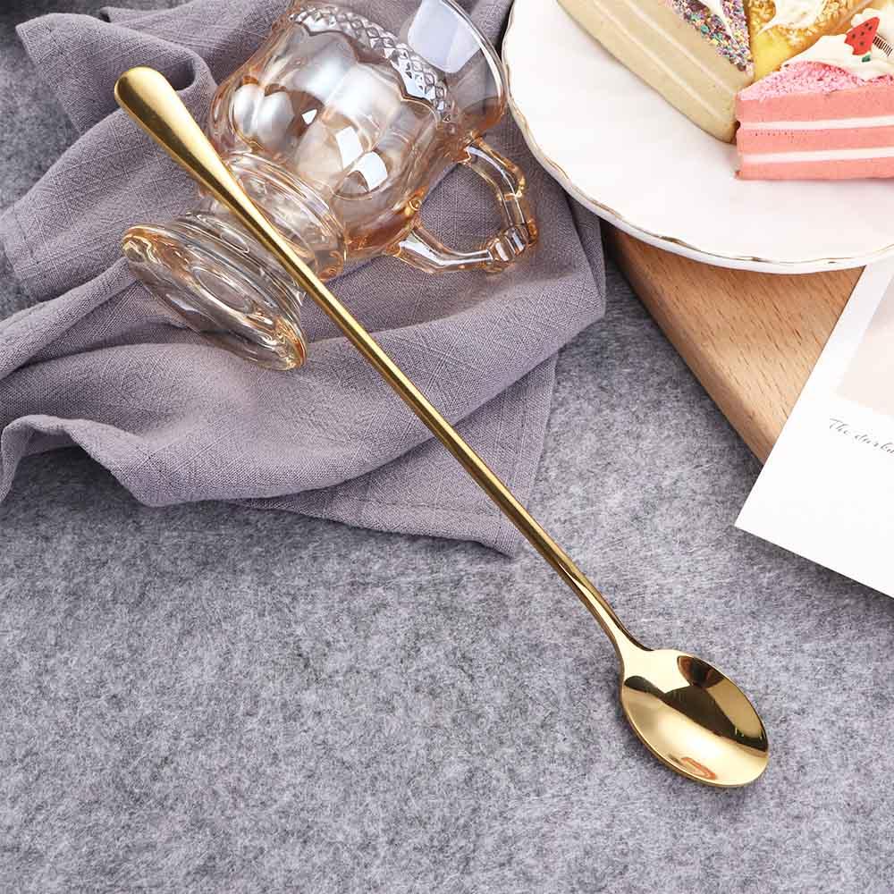 24cm Stainless Steel Tableware Home Long Handle Teaspoons Ice Cream Spoon Spoon Coffee Spoon